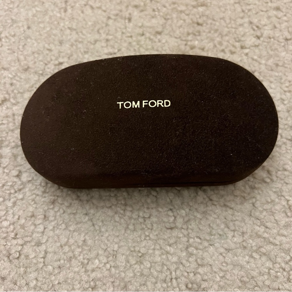 Tom Ford Velvet Eyeglass Sunglasses Case Hard Shell Glasses Case with Cloth